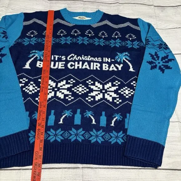 Blue Chair Bay Premium Rum Mens Size XXL Ugly Christmas Sweater Kenny Chesney - Picture 4 of 7